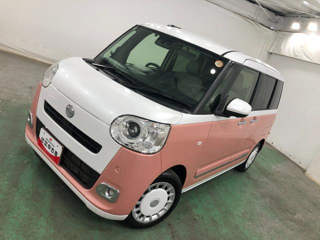 ムーヴキャンバスストライプスＧターボ　走行５２６４５キロ／ナビ／ドラレコ１年保証距離無制限　走行距離５２６４５キロ　純正フルセグナビ　バックカメラ　ドラレコ　純正マット　サイドエアバッグ　ＬＥＤヘッドランプ　アイドリングストップ　シートヒーター　両側電動スライドドア（埼玉県）の中古車