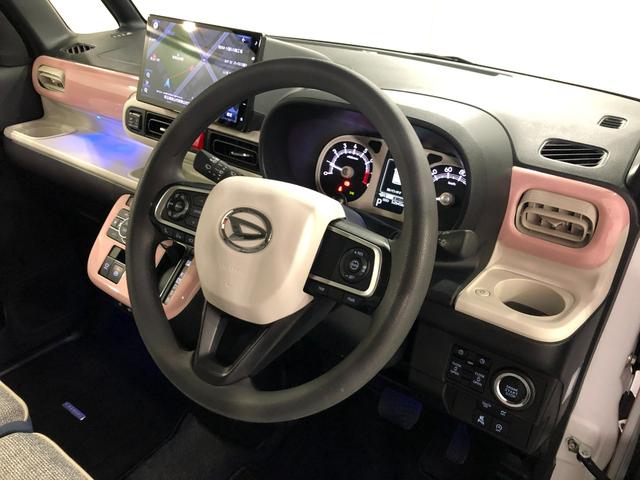 ムーヴキャンバスストライプスＧターボ　走行５２６４５キロ／ナビ／ドラレコ１年保証距離無制限　走行距離５２６４５キロ　純正フルセグナビ　バックカメラ　ドラレコ　純正マット　サイドエアバッグ　ＬＥＤヘッドランプ　アイドリングストップ　シートヒーター　両側電動スライドドア（埼玉県）の中古車