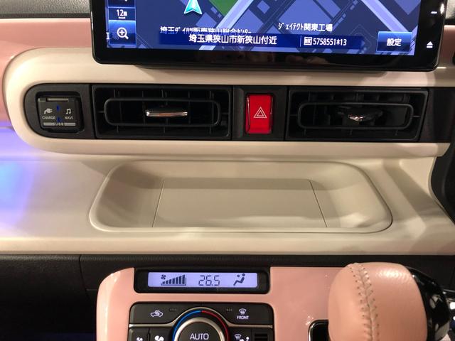 ムーヴキャンバスストライプスＧターボ　走行５２６４５キロ／ナビ／ドラレコ１年保証距離無制限　走行距離５２６４５キロ　純正フルセグナビ　バックカメラ　ドラレコ　純正マット　サイドエアバッグ　ＬＥＤヘッドランプ　アイドリングストップ　シートヒーター　両側電動スライドドア（埼玉県）の中古車