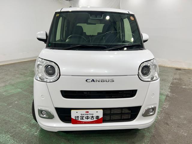 ムーヴキャンバスセオリーＧターボ　走行２３３３０キロ／ＬＥＤヘッドランプ１年保証距離無制限　走行距離２３３３０キロ　ＵＳＢソケット　純正マット　サイドエアバッグ　ＬＥＤヘッドランプ　アイドリングストップ　シートヒーター　両側電動スライドドア　オート格納式ドアミラー（埼玉県）の中古車