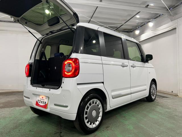 ムーヴキャンバスセオリーＧターボ　走行２３３３０キロ／ＬＥＤヘッドランプ１年保証距離無制限　走行距離２３３３０キロ　ＵＳＢソケット　純正マット　サイドエアバッグ　ＬＥＤヘッドランプ　アイドリングストップ　シートヒーター　両側電動スライドドア　オート格納式ドアミラー（埼玉県）の中古車