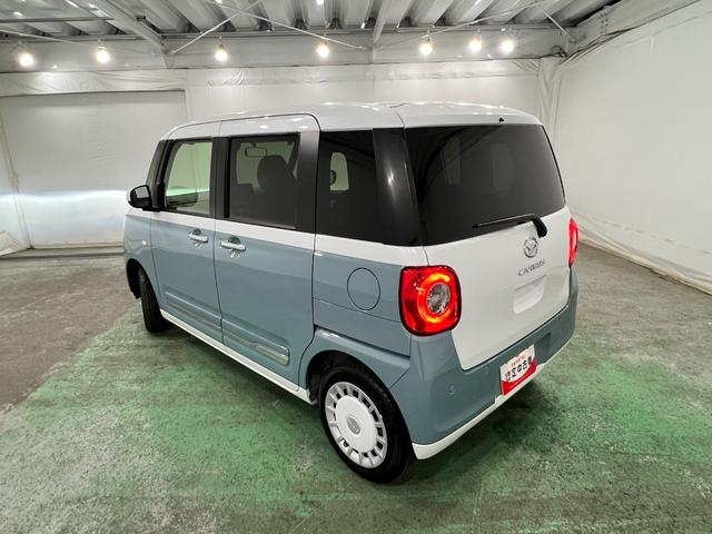 ムーヴキャンバスストライプスG 走行5211キロ/LEDヘッドランプ/マット1年保証距離無制限 走行距離5211キロ 純正マット サイドエアバッグ LEDヘッドランプ アイドリングストップ シートヒーター 両側電動スライドドア オート格納式ドアミラー 電動パーキングブレーキ(埼玉県)の中古車