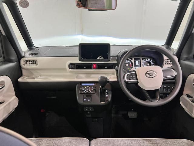 ムーヴキャンバスストライプスG 走行5211キロ/LEDヘッドランプ/マット1年保証距離無制限 走行距離5211キロ 純正マット サイドエアバッグ LEDヘッドランプ アイドリングストップ シートヒーター 両側電動スライドドア オート格納式ドアミラー 電動パーキングブレーキ(埼玉県)の中古車