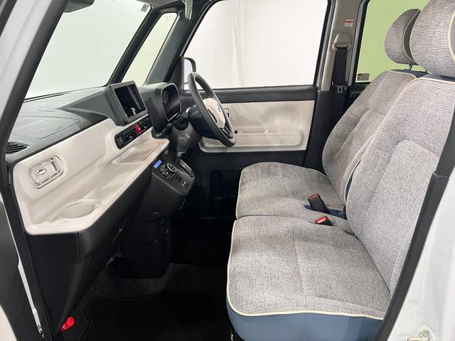 ムーヴキャンバスストライプスG 走行5211キロ/LEDヘッドランプ/マット1年保証距離無制限 走行距離5211キロ 純正マット サイドエアバッグ LEDヘッドランプ アイドリングストップ シートヒーター 両側電動スライドドア オート格納式ドアミラー 電動パーキングブレーキ(埼玉県)の中古車