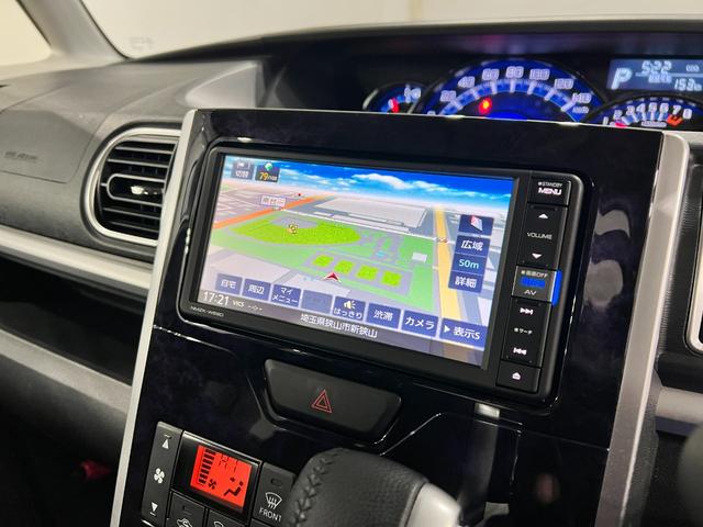 タントカスタムＲＳ　トップエディションＶＳ　ＳＡIII　ナビ１年保証距離無制限　走行距離４０８３５キロ　フルセグナビ　パノラマモニター　ブルートゥース　ドラレコ　純正マット　ＬＥＤヘッドランプ　アイドリングストップ　シートヒーター　両側電動スライドドア（埼玉県）の中古車