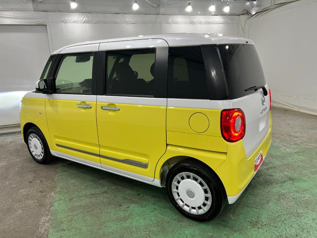 ムーヴキャンバスストライプスG 走行2308キロ/LEDヘッドランプ/マット1年保証距離無制限 走行距離2308キロ 純正マット サイドエアバッグ LEDヘッドランプ アイドリングストップ シートヒーター 両側電動スライドドア オート格納式ドアミラー 電動パーキングブレーキ(埼玉県)の中古車