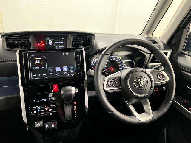 ルーミーカスタムＧ　車検整備付／走行２５８７２キロ／ディスプレイＯＤ１年保証距離無制限　走行距離２５８７２キロ　ディスプレイオーディオ　ブルートゥース　全周囲カメラ　車検整備付　タイヤ４本交換　クリアランスソナー　オートライト　ＬＥＤヘッドライト　両側電動スライドドア（埼玉県）の中古車