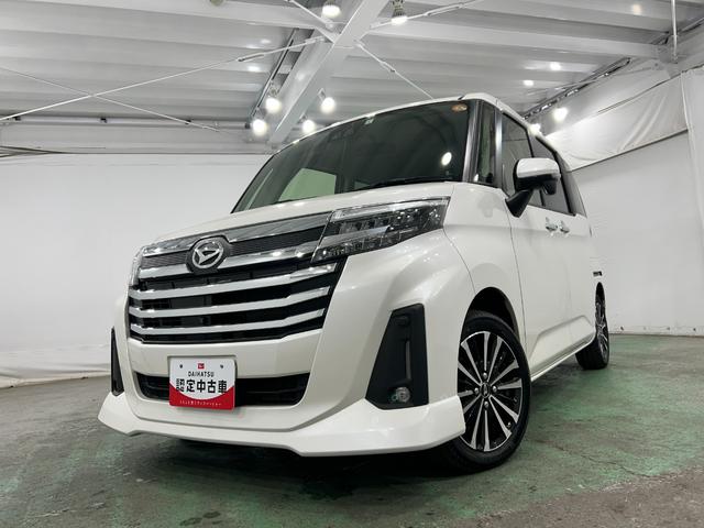 トールカスタムＧ　ターボ　車検整備付／走行５８０７７キロ１年保証距離無制限　走行距離５８０７７キロ　車検整備付　純正マット　ＬＥＤヘッドランプ　アイドリングストップ　両側電動スライドドア　電動パーキングブレーキ（埼玉県）の中古車