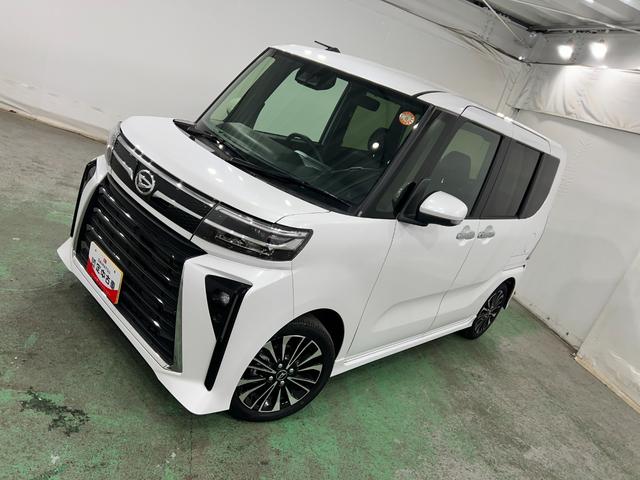 タントカスタムＲＳ　走行２３８２３キロ／クリアランスソナー一年保証・走行距離無制限　走行２３８２３キロ　サイドエアバック　クリアランスソナー　オートマチックハイビーム　オートライト　ＬＥＤヘッドライト　ベンチシート　シートヒーター　両側電動スライドドア（埼玉県）の中古車