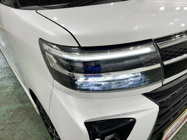 タントカスタムＲＳ　走行２３８２３キロ／クリアランスソナー一年保証・走行距離無制限　走行２３８２３キロ　サイドエアバック　クリアランスソナー　オートマチックハイビーム　オートライト　ＬＥＤヘッドライト　ベンチシート　シートヒーター　両側電動スライドドア（埼玉県）の中古車