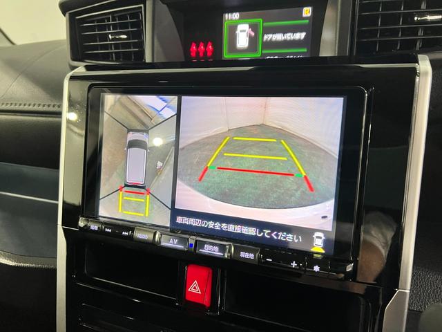 トールカスタムＧ　走行８０１４キロ／９インチナビ／パノラマモニター純正フルセグナビ　パノラマモニター　純正マット　ＬＥＤヘッドランプ　アイドリングストップ　両側電動スライドドア　オート格納式ドアミラー　電動パーキングブレーキ１年保証距離無制限　走行距離８０１４キロ（東京都）の中古車