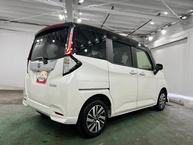 トールカスタムＧ　走行８０１４キロ／９インチナビ／パノラマモニター純正フルセグナビ　パノラマモニター　純正マット　ＬＥＤヘッドランプ　アイドリングストップ　両側電動スライドドア　オート格納式ドアミラー　電動パーキングブレーキ１年保証距離無制限　走行距離８０１４キロ（東京都）の中古車