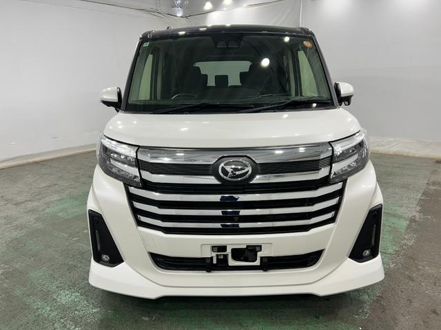 トールカスタムＧ　走行８０１４キロ／９インチナビ／パノラマモニター純正フルセグナビ　パノラマモニター　純正マット　ＬＥＤヘッドランプ　アイドリングストップ　両側電動スライドドア　オート格納式ドアミラー　電動パーキングブレーキ１年保証距離無制限　走行距離８０１４キロ（東京都）の中古車