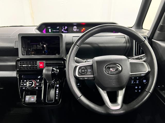 タントカスタムＲＳ　走行２７３３７キロ／車検整備付／シートヒーター一年保証・走行距離無制限　走行２７３３７キロ　サイドエアバック　クリアランスソナー　オートマチックハイビーム　オートライト　ＬＥＤヘッドライト　ベンチシート　シートヒーター　両側電動スライドドア（埼玉県）の中古車