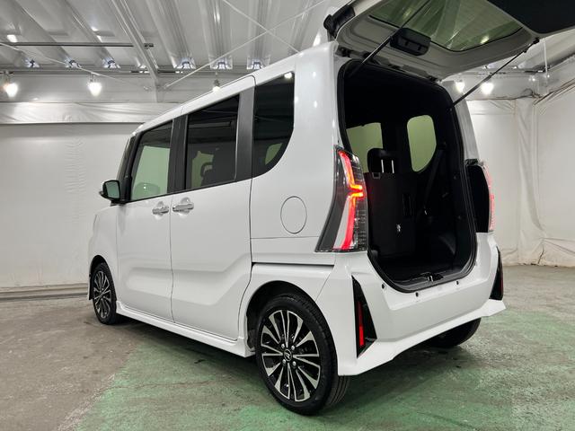 タントカスタムＲＳ　走行２７３３７キロ／車検整備付／シートヒーター一年保証・走行距離無制限　走行２７３３７キロ　サイドエアバック　クリアランスソナー　オートマチックハイビーム　オートライト　ＬＥＤヘッドライト　ベンチシート　シートヒーター　両側電動スライドドア（埼玉県）の中古車