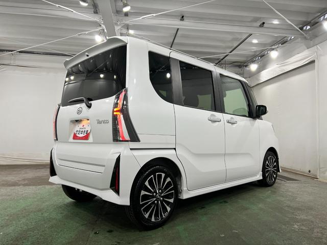 タントカスタムＲＳ　走行５５３５８キロ／クリアランスソナー一年保証・走行距離無制限　走行５５３５８キロ　サイドエアバック　クリアランスソナー　オートマチックハイビーム　オートライト　ＬＥＤヘッドライト　ベンチシート　シートヒーター　両側電動スライドドア（埼玉県）の中古車