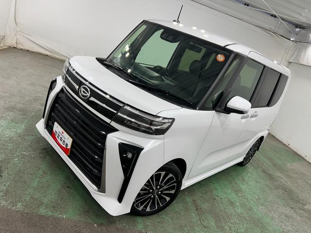 タントカスタムＲＳ　走行５５３５８キロ／クリアランスソナー一年保証・走行距離無制限　走行５５３５８キロ　サイドエアバック　クリアランスソナー　オートマチックハイビーム　オートライト　ＬＥＤヘッドライト　ベンチシート　シートヒーター　両側電動スライドドア（埼玉県）の中古車