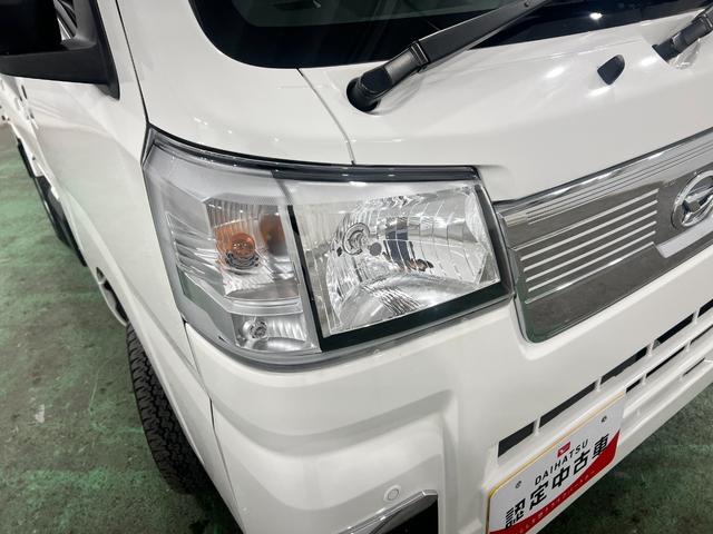 ハイゼットトラックＥＸＴ　走行９９９３キロ／クリアランスソナ／プッシュスタート一年保証・走行距離無制限走行９９９３キロ　助手席エアバック　純正カーペットマット　クリアランスソナー　オートライト　アイドリングストップ　プッシュスタート（埼玉県）の中古車