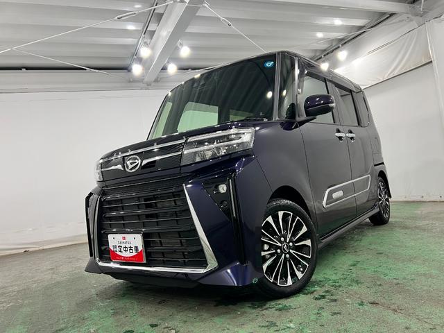 タントカスタムＲＳ　走行２９０６キロ／ナビ／バックカメラ／ドラレコ一年保証・走行距離無制限走行２９０６キロ　フルセグナビ　ブルートゥース　バックカメラ　ドラレコ　クリアランスソナー　オートライト　ＬＥＤヘッドライト　シートヒーター　両側電動スライドドア（埼玉県）の中古車