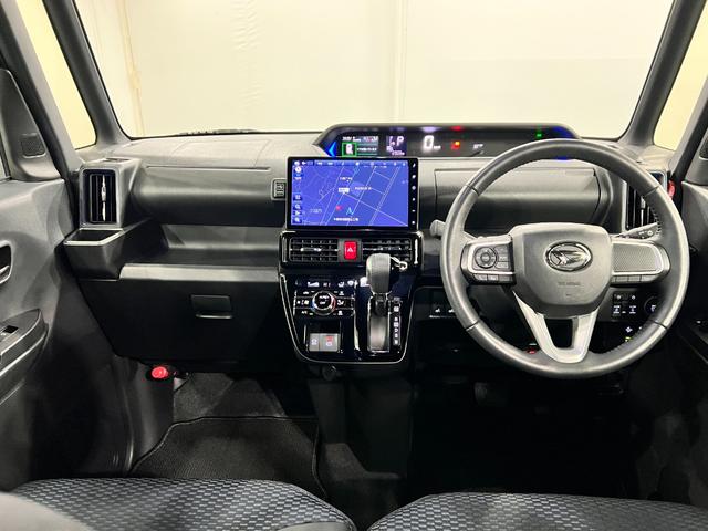 タントカスタムＲＳ　走行２９０６キロ／ナビ／バックカメラ／ドラレコ一年保証・走行距離無制限走行２９０６キロ　フルセグナビ　ブルートゥース　バックカメラ　ドラレコ　クリアランスソナー　オートライト　ＬＥＤヘッドライト　シートヒーター　両側電動スライドドア（埼玉県）の中古車