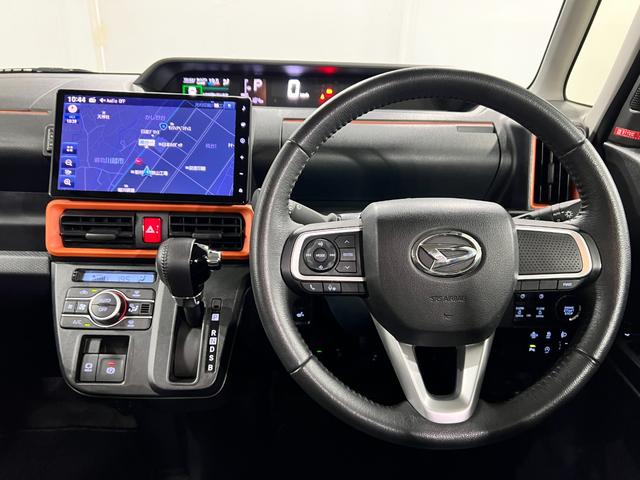 タントファンクロスターボ　走行８８１８４キロ／車検整備付／ナビ一年保証・走行距離無制限走行８８１８４キロ　車検整備付　タイヤ４本交換　フルセグナビ　ＥＴＣ　　バックカメラ　ドラレコ　クリアランスソナー　オートライト　ＬＥＤヘッドライト　シートヒーター（埼玉県）の中古車