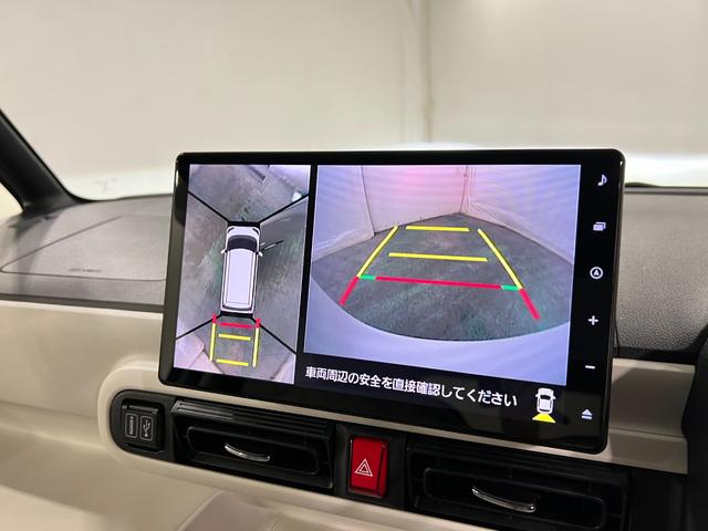 ムーヴキャンバスストライプスＧターボ　走行１６３５４キロ／ナビ／ドラレコ一年保証・走行距離無制限走行１６３５４キロ　フルセグナビ　全周囲カメラ　ドラレコ　ＥＴＣ　クリアランスソナー　オートライト　ＬＥＤヘッドライト　シートヒーター　両側電動スライドドア（埼玉県）の中古車