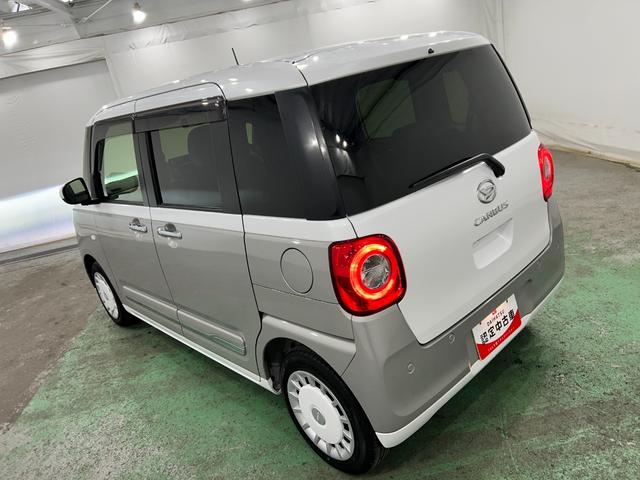 ムーヴキャンバスストライプスＧターボ　走行１６３５４キロ／ナビ／ドラレコ一年保証・走行距離無制限走行１６３５４キロ　フルセグナビ　全周囲カメラ　ドラレコ　ＥＴＣ　クリアランスソナー　オートライト　ＬＥＤヘッドライト　シートヒーター　両側電動スライドドア（埼玉県）の中古車