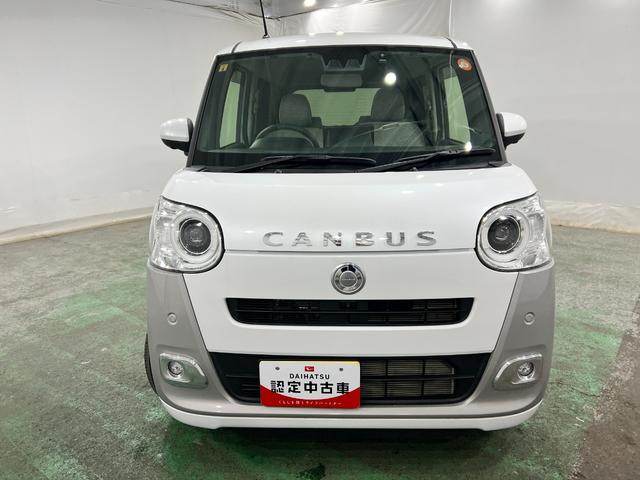 ムーヴキャンバスストライプスＧターボ　走行１６３５４キロ／ナビ／ドラレコ一年保証・走行距離無制限走行１６３５４キロ　フルセグナビ　全周囲カメラ　ドラレコ　ＥＴＣ　クリアランスソナー　オートライト　ＬＥＤヘッドライト　シートヒーター　両側電動スライドドア（埼玉県）の中古車