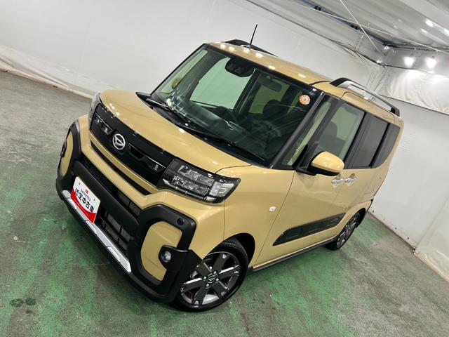 タントファンクロスターボ　走行３８２７キロ／クリアランスソナー一年保証・走行距離無制限　走行３８２７キロ　サイドエアバック　クリアランスソナー　オートマチックハイビーム　オートライト　ＬＥＤヘッドライト　ベンチシート　シートヒーター　両側電動スライドドア（埼玉県）の中古車