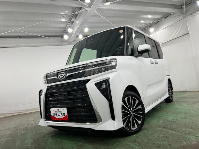 タントカスタムＲＳ　走行１２８０５キロ／クリアランスソナー一年保証・走行距離無制限　走行１２８０５キロ　サイドエアバック　クリアランスソナー　オートマチックハイビーム　オートライト　ＬＥＤヘッドライト　ベンチシート　シートヒーター　両側電動スライドドア（埼玉県）の中古車