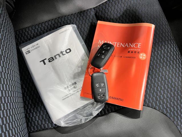 タントカスタムＲＳ　走行２５８９８キロ／クリアランスソナー一年保証・走行距離無制限　走行２５８９８キロ　サイドエアバック　クリアランスソナー　オートマチックハイビーム　オートライト　ＬＥＤヘッドライト　ベンチシート　シートヒーター　両側電動スライドドア（埼玉県）の中古車