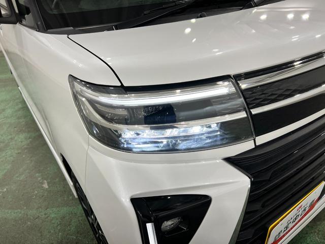 タントカスタムＲＳ　走行１４７２７キロ／クリアランスソナー一年保証・走行距離無制限　走行１４７２７キロ　サイドエアバック　クリアランスソナー　オートマチックハイビーム　オートライト　ＬＥＤヘッドライト　ベンチシート　シートヒーター　両側電動スライドドア（埼玉県）の中古車