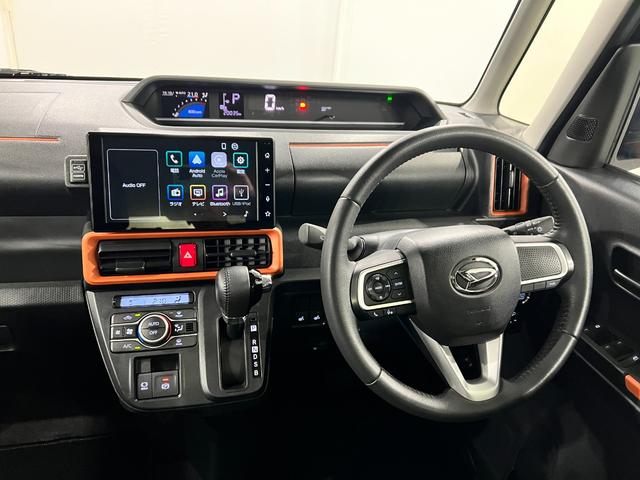 タントファンクロスターボ　走行２００３５キロ／ディスプレイＯＤサイドエアバック　クリアランスソナー　オートマチックハイビーム　オートライト　ＬＥＤヘッドライト　ベンチシート　シートヒーター　両側電動スライドドア　一年保証・走行距離無制限　走行２００３５キロ（東京都）の中古車