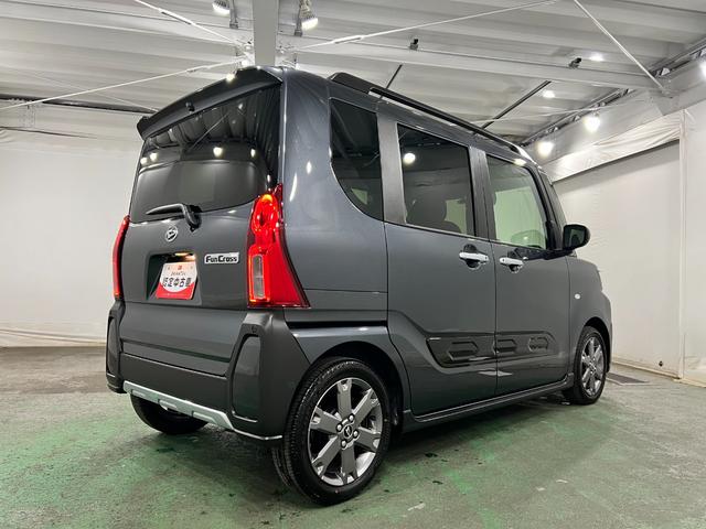 タントファンクロスターボ　走行２００３５キロ／ディスプレイＯＤサイドエアバック　クリアランスソナー　オートマチックハイビーム　オートライト　ＬＥＤヘッドライト　ベンチシート　シートヒーター　両側電動スライドドア　一年保証・走行距離無制限　走行２００３５キロ（東京都）の中古車