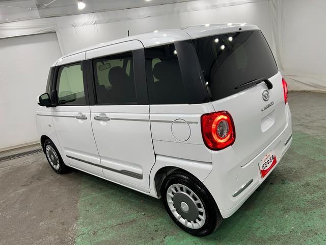 ムーヴキャンバスセオリーＧターボ　走行６１７７８キロ／クリアランスソナー一年保証・走行距離無制限　走行６１７７８キロ　サイドエアバック　クリアランスソナー　オートマチックハイビーム　オートライト　ＬＥＤヘッドライト　ベンチシート　シートヒーター　両側電動スライドドア（東京都）の中古車