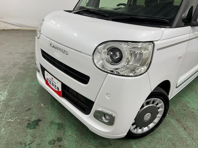 ムーヴキャンバスセオリーＧターボ　走行６１７７８キロ／クリアランスソナー一年保証・走行距離無制限　走行６１７７８キロ　サイドエアバック　クリアランスソナー　オートマチックハイビーム　オートライト　ＬＥＤヘッドライト　ベンチシート　シートヒーター　両側電動スライドドア（東京都）の中古車