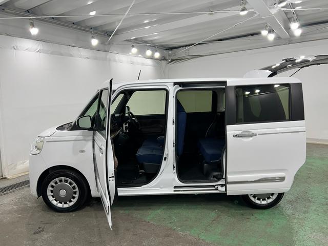 ムーヴキャンバスセオリーＧターボ　走行６１７７８キロ／クリアランスソナー一年保証・走行距離無制限　走行６１７７８キロ　サイドエアバック　クリアランスソナー　オートマチックハイビーム　オートライト　ＬＥＤヘッドライト　ベンチシート　シートヒーター　両側電動スライドドア（東京都）の中古車