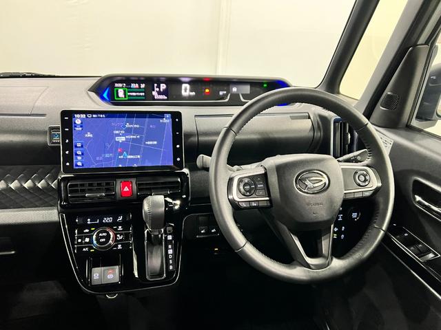 タントカスタムＲＳ　雹害／走行６５９８３キロ／純正９型ナビＢカメラ１年保証距離無制限　走行距離６５９８３キロ　純正フルセグナビ　バックカメラ　ブルートゥース　純正マット　サイドエアバッグ　ＬＥＤヘッドランプ　アイドリングストップ　シートヒーター　両側電動スライドドア（埼玉県）の中古車