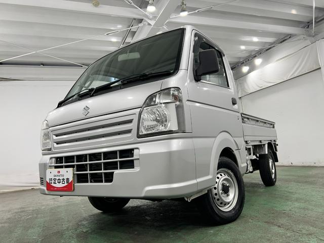 キャリイトラックＫＣエアコン・パワステ　ＭＴ車／走行２６６４３キロ／ラジオ１年保証距離無制限　走行距離２６６４３キロ　５速ＭＴ　ＦＭＡＭラジオ　純正フロアマット　荷台作業灯　マニュアルエアコン　スペアキー（埼玉県）の中古車