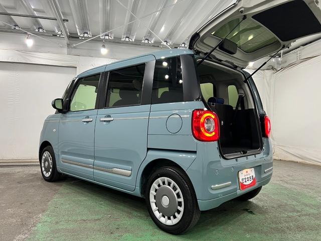 ムーヴキャンバスセオリーＧターボ　走行２４８７０キロ／クリアランスソナー一年保証・走行距離無制限　走行２４８７０キロ　サイドエアバック　クリアランスソナー　オートマチックハイビーム　オートライト　ＬＥＤヘッドライト　ベンチシート　シートヒーター　両側電動スライドドア（埼玉県）の中古車