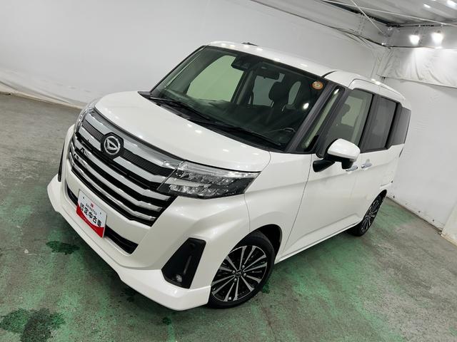 トールカスタムG ターボ 走行52328キロ/タイヤ4本交換一年保証・走行距離無制限 走行52328キロ タイヤ4本交換 クリアランスソナー オートマチックハイビーム オートライト LEDヘッドライト シートヒーター 両側電動スライドドア(埼玉県)の中古車