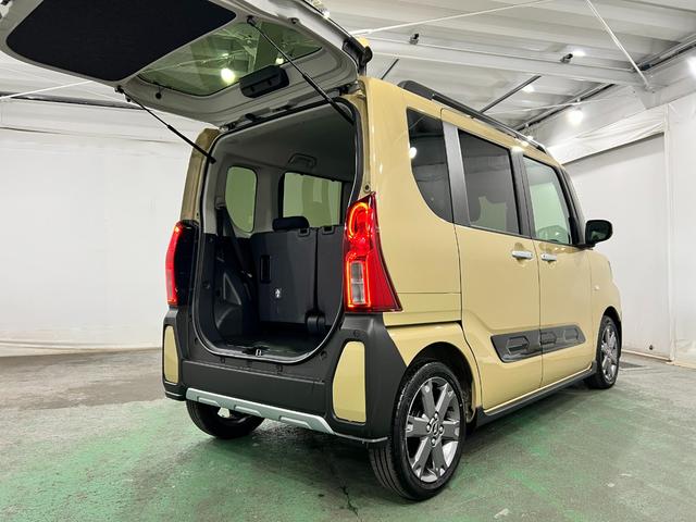 タントファンクロスターボ　走行１３９２０キロ／ＬＥＤヘッドランプ１年保証距離無制限　走行距離１３９２０キロ　純正マット　サイドエアバッグ　ＬＥＤヘッドランプ　アイドリングストップ　シートヒーター　両側電動スライドドア　オート格納式ドアミラー　電動パーキングブレーキ（埼玉県）の中古車