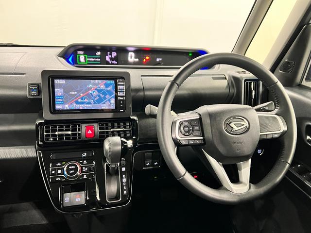 タントスローパーカスタムＲＳ　走行５７１６キロ／ナビ／全周囲カメラ一年保証・走行距離無制限走行５７１６キロ　フルセグナビ　ブルートゥース　全周囲カメラ　ドラレコ　ＥＴＣ　クリアランスソナー　オートライト　ＬＥＤヘッドライト　シートヒーター　両側電動スライドドア（埼玉県）の中古車