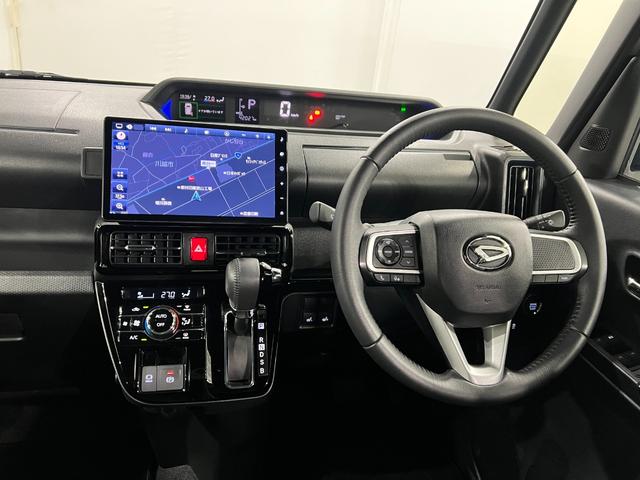 タントカスタムＲＳ　走行４２０２７キロ／ナビ／バックカメラ一年保証・走行距離無制限走行４２０２７キロ　フルセグナビ　ブルートゥース　バックカメラ　ＤＶＤ　クリアランスソナー　オートライト　ＬＥＤヘッドライト　シートヒーター　両側電動スライドドア（埼玉県）の中古車