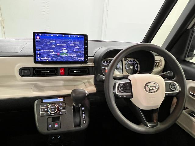 ムーヴキャンバスストライプスGターボ 走行21450キロ/フルセグナビ1年保証距離無制限 走行距離21450キロ フルセグナビ バックカメラ ブルートゥース 純正マット サイドエアバッグ LEDヘッドランプ アイドリングストップ シートヒーター 両側電動スライドドア(埼玉県)の中古車