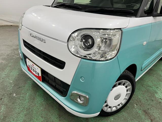 ムーヴキャンバスストライプスGターボ 走行21450キロ/フルセグナビ1年保証距離無制限 走行距離21450キロ フルセグナビ バックカメラ ブルートゥース 純正マット サイドエアバッグ LEDヘッドランプ アイドリングストップ シートヒーター 両側電動スライドドア(埼玉県)の中古車