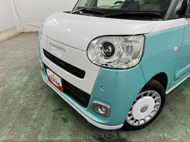 ムーヴキャンバスストライプスＧターボ　走行２７２４４キロ／ＬＥＤヘッドランプ１年保証距離無制限　走行距離２７２４４キロ　純正マット　助手席エアバッグ　サイドエアバッグ　ＬＥＤヘッドランプ　アイドリングストップ　シートヒーター　両側電動スライドドア　オート格納式ドアミラー（埼玉県）の中古車