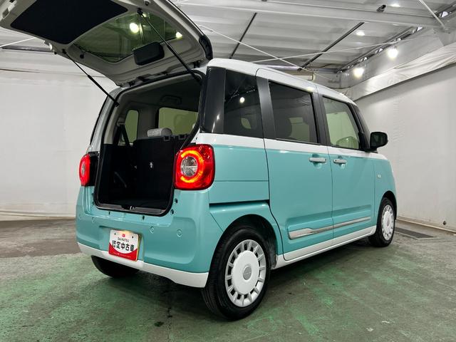 ムーヴキャンバスストライプスＧターボ　走行２７２４４キロ／ＬＥＤヘッドランプ１年保証距離無制限　走行距離２７２４４キロ　純正マット　助手席エアバッグ　サイドエアバッグ　ＬＥＤヘッドランプ　アイドリングストップ　シートヒーター　両側電動スライドドア　オート格納式ドアミラー（埼玉県）の中古車