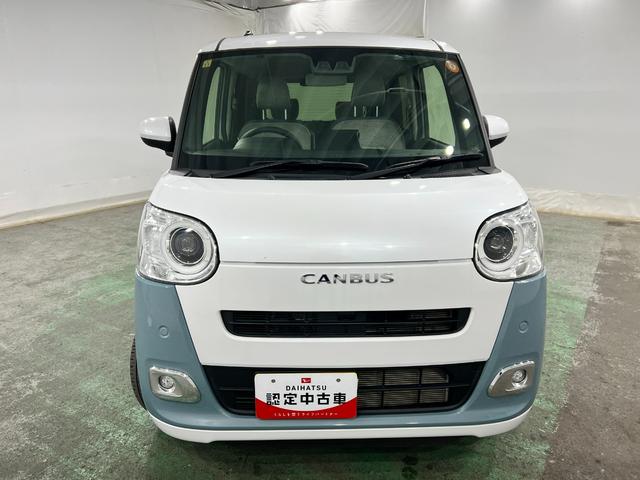 ムーヴキャンバスストライプスＧターボ　走行２２０５２キロ／ＬＥＤヘッドランプ１年保証距離無制限　走行距離２２０５２キロ　純正マット　サイドエアバッグ　ＬＥＤヘッドランプ　アイドリングストップ　シートヒーター　両側電動スライドドア　オート格納式ドアミラー　電動パーキングブレーキ（埼玉県）の中古車