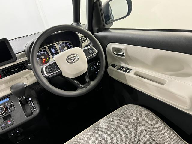 ムーヴキャンバスストライプスＧターボ　走行２２０５２キロ／ＬＥＤヘッドランプ１年保証距離無制限　走行距離２２０５２キロ　純正マット　サイドエアバッグ　ＬＥＤヘッドランプ　アイドリングストップ　シートヒーター　両側電動スライドドア　オート格納式ドアミラー　電動パーキングブレーキ（埼玉県）の中古車